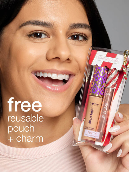 award winners best-sellers set & lip loop - shape tape™ concealer + free maracuja juicy lip